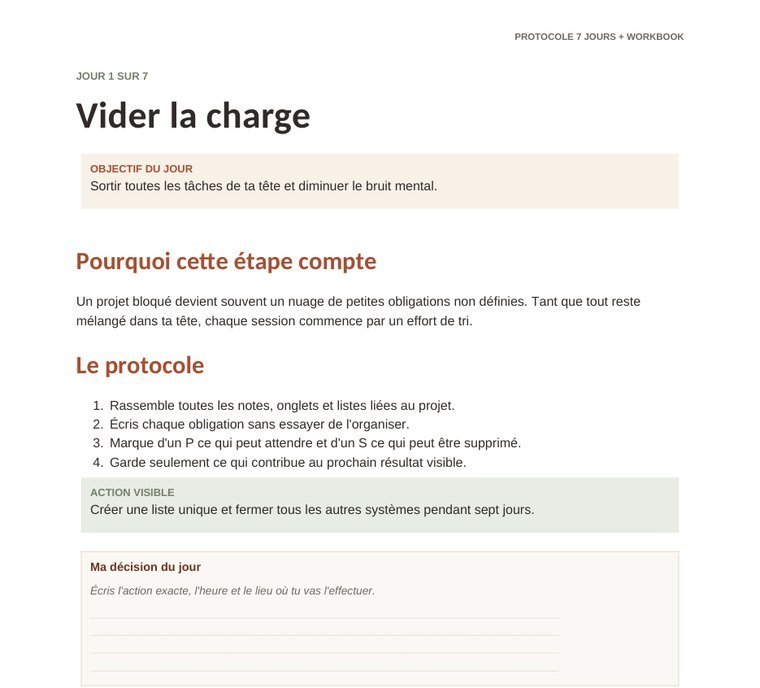 Aperçu d'une journée du protocole